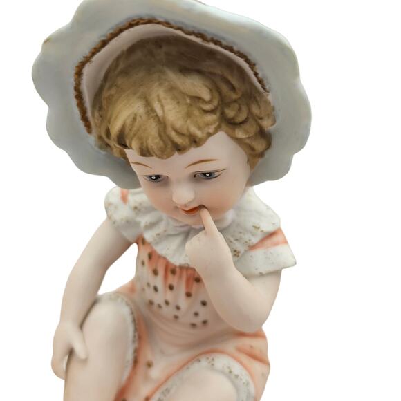 Piano Boy and Girl 6" Andrea by Sadek Porcelain Hand Painted Made in Japan 6162 - Picture 5 of 10